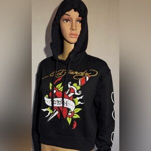 Ed Hardy DEH Hoodie Sweatshirt. Sz.M Tattoo Inspired Designs